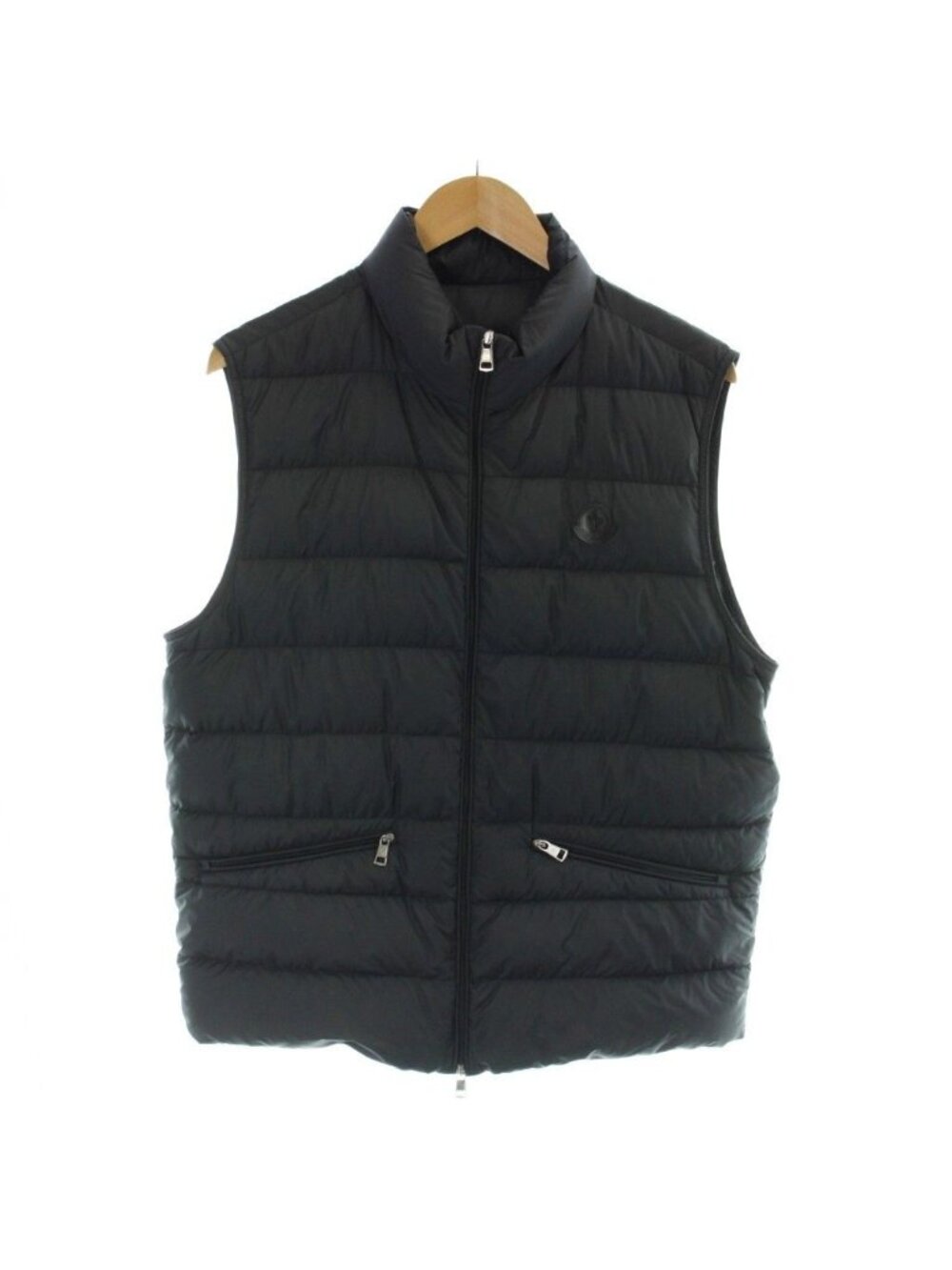 Moncler Treompan Gilet Down Vest Zip Up Navy 4